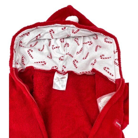 Baby Wonders Red Santa Fleece Hooded Jacket & Pants Set - Size 6-9 Mos - Picture 6 of 7